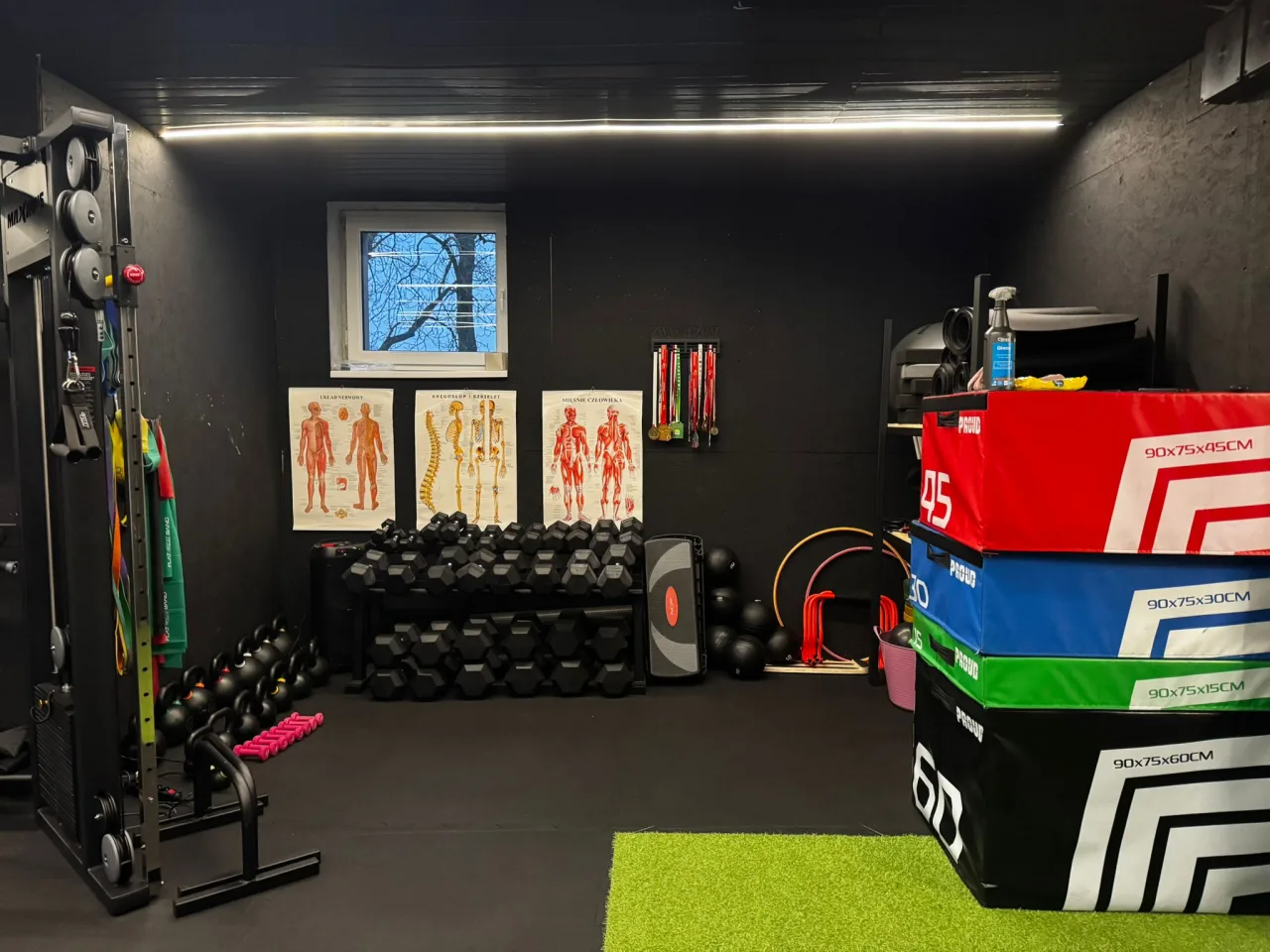 Sala treningowa Centrum Zdrowia Julia Pecyna w Rucewku koło Inowrocławia