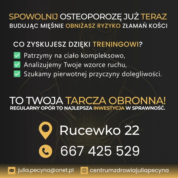 Masa mięśniowa i gęstość kości a aktywność