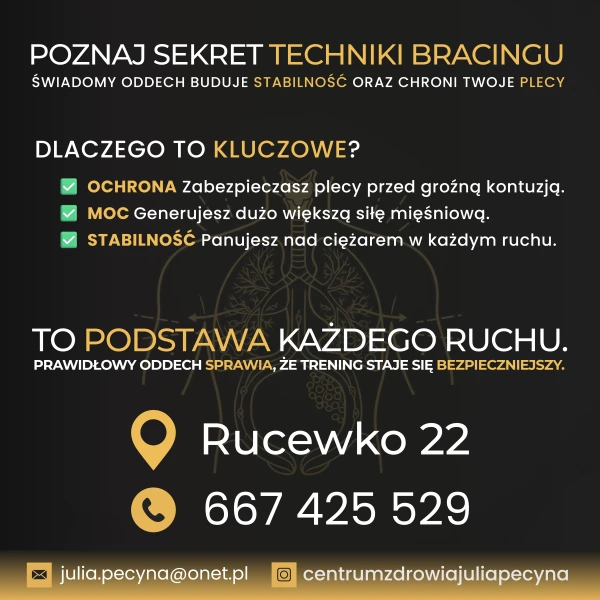 Oddech i napięcie tułowia podczas ćwiczeń