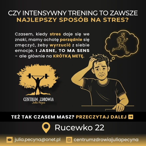 Stres a napięcie mięśniowe – edukacyjna grafika